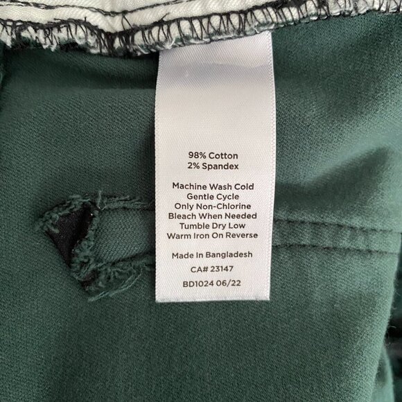 Talbots Velveteen Straight Leg Pants Black Watch Tartan - Picture 11 of 11